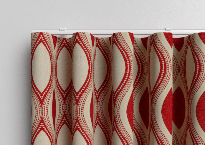 Kasian, Red - Made to Measure Curtains - Image 13